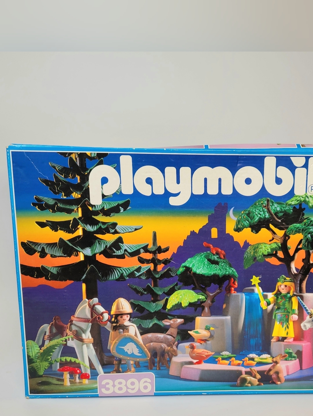 Playmobil 3896 Fairy's Waterfall Magic Forest Unicorn Knight - Complete - Picture 2 of 16